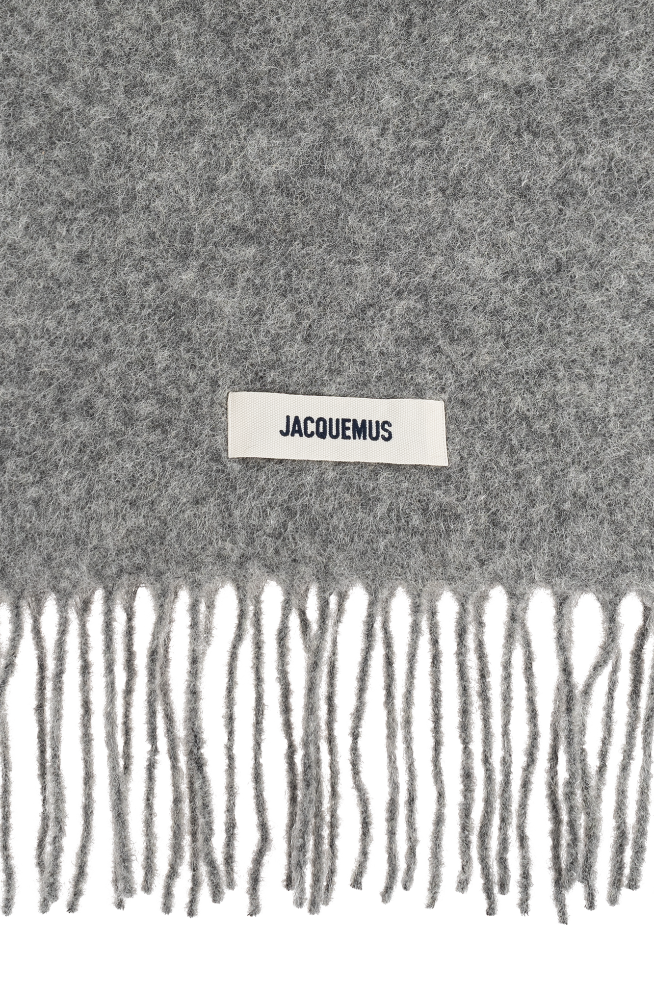 JACQUEMUS バラクラバ グレー Jacquemus Scarf with logo patch | Men's | Vitkac